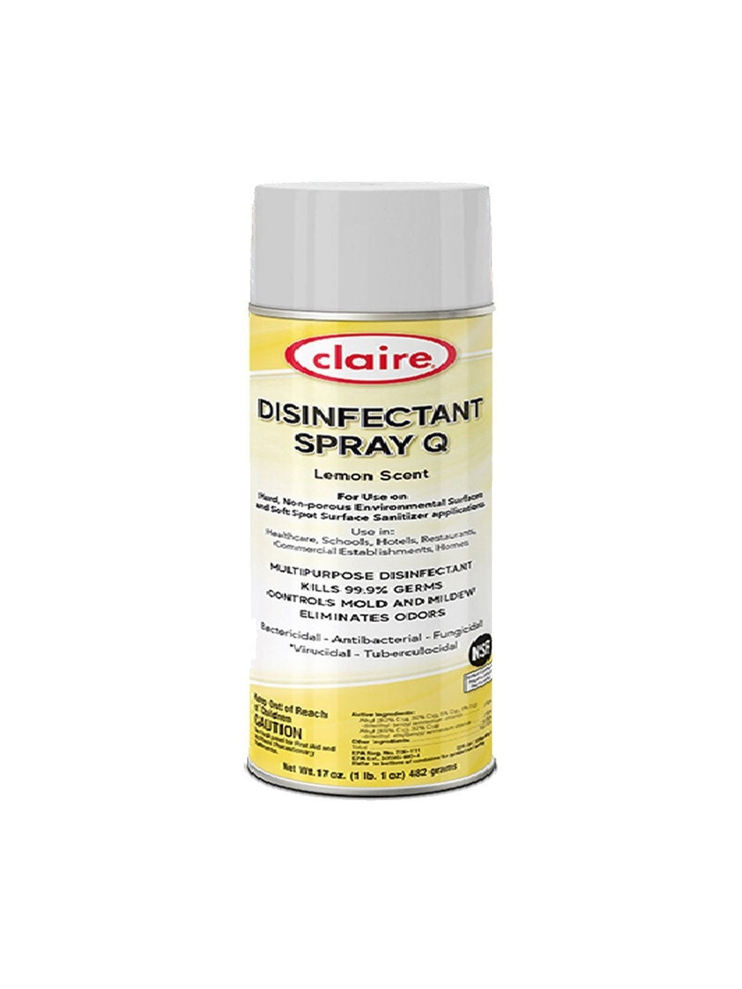 Claire Disinfectant Q Spray - Lemon Scent - The Kennedy Collective Thrift -