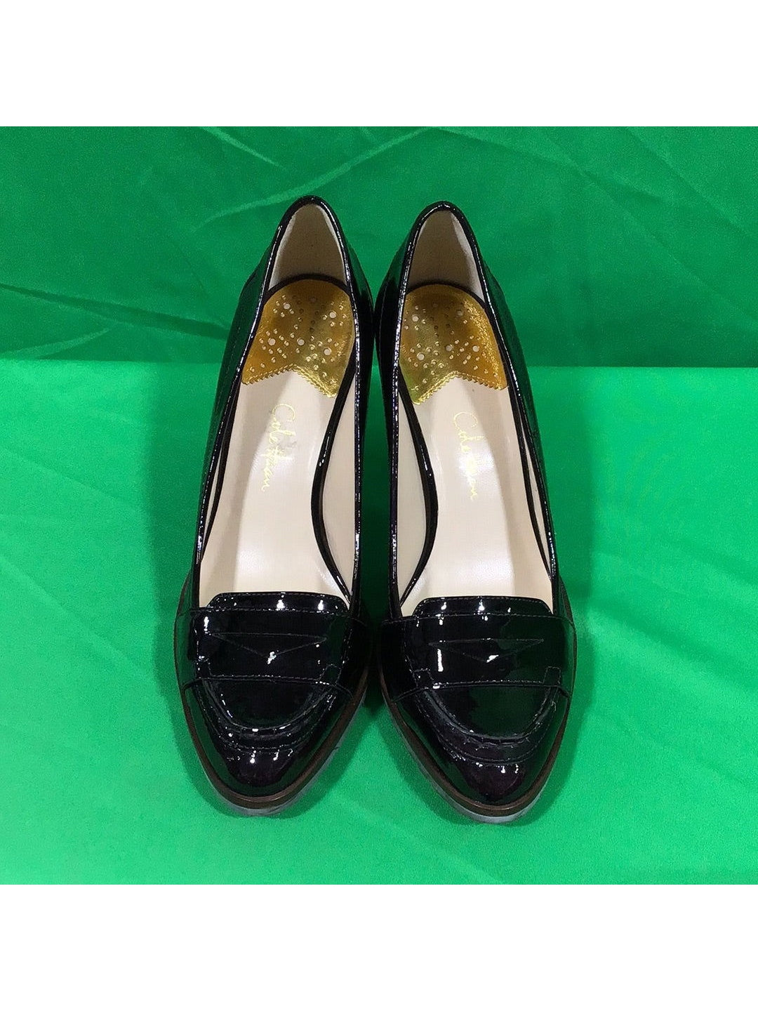 Cole haan women's patent leather loafers discount