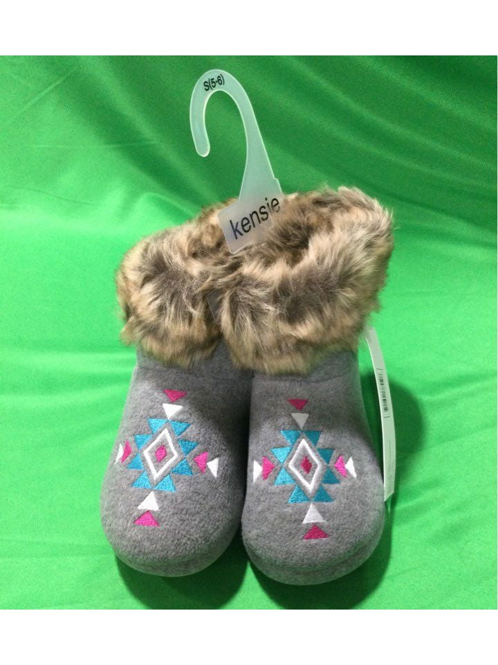 Kensie Turquoise Boot Slipper Women 5 6 The Kennedy Collective Thrift