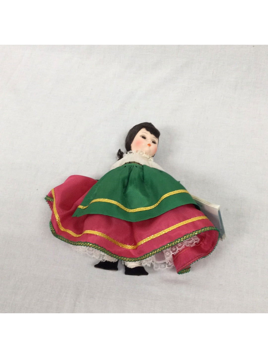 Red and Green Dress MadAme Alexander Doll Company Little Women Inter The Kennedy Collective Thrift