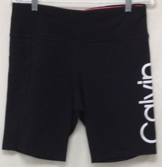 Calvin Klein Ladies Black Workout Shorts