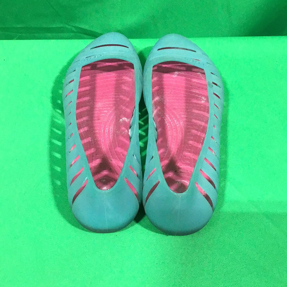 Crocs Ladies 8 W Pink Light Blue Shoes