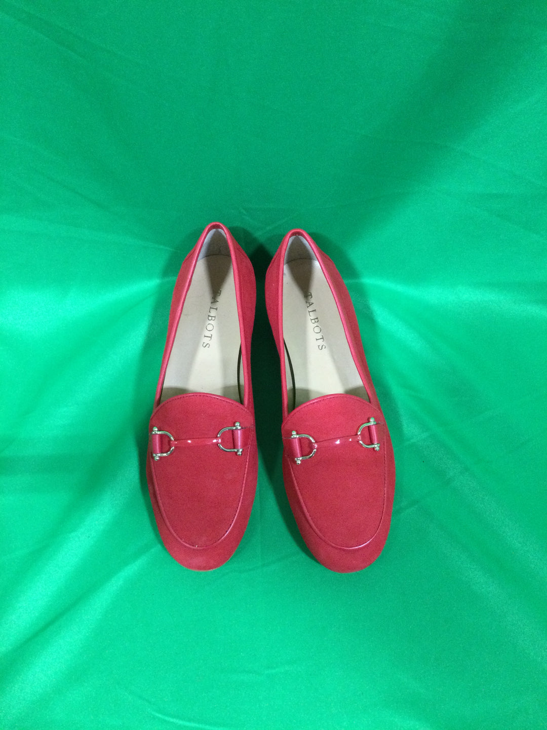 Talbots Women's Size 6 1/2 M Red Loafers