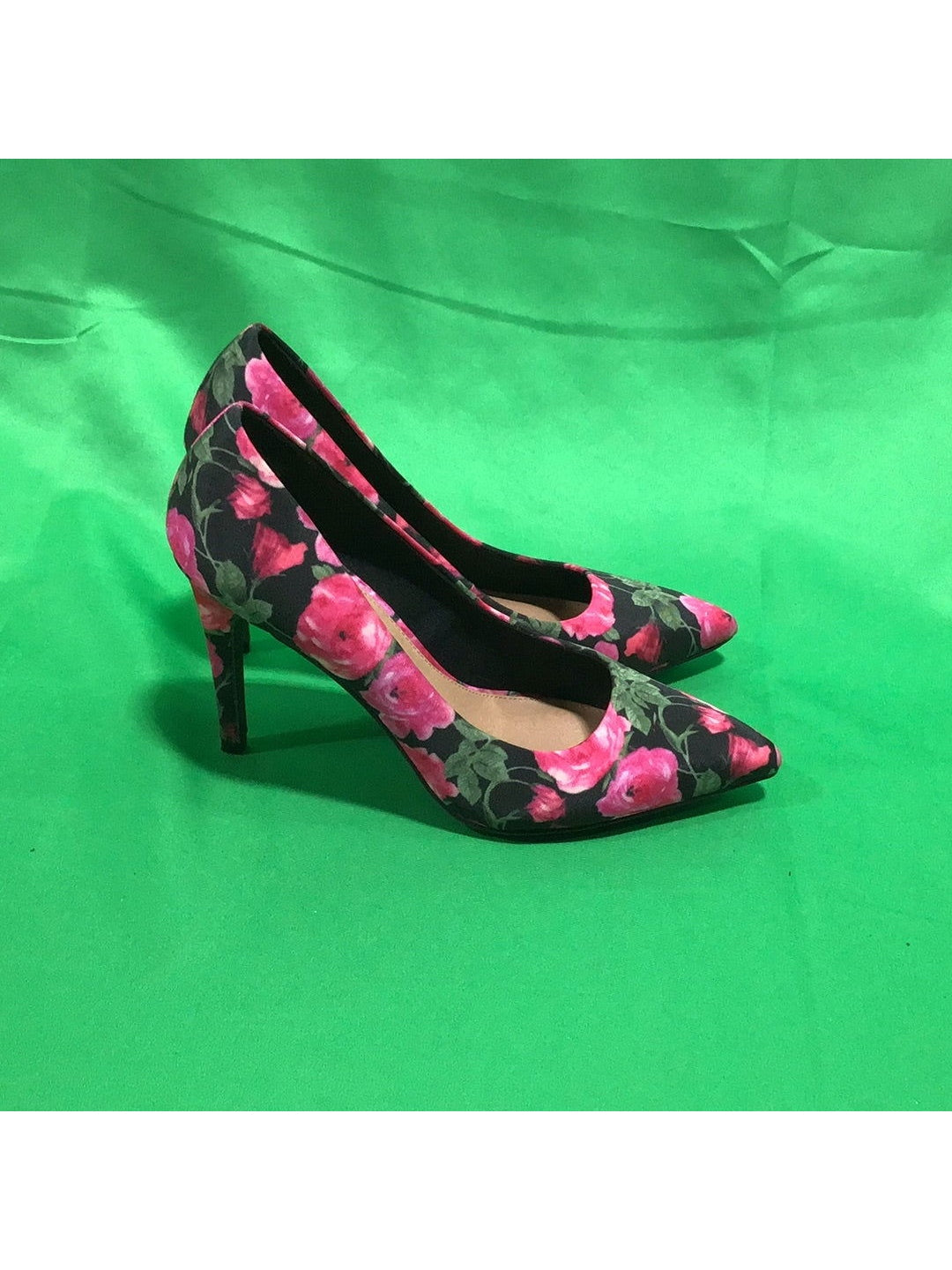Christian Siriano 7 1 2 Flowers Print Heels