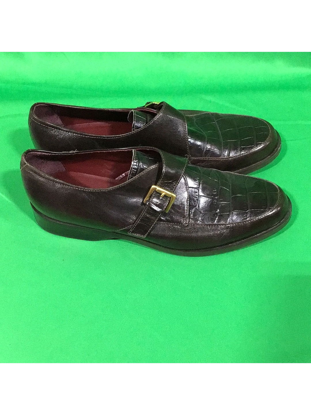 Etienne Aigner Brown Leather Loafers 8 and a 1 2 M Men s The Kennedy Collective Thrift