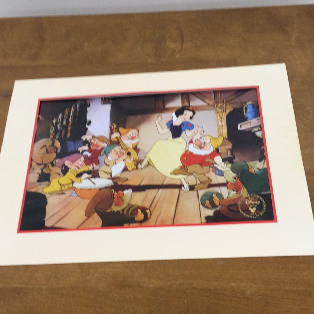 1994 Disney Snow White Vintage Lithograph