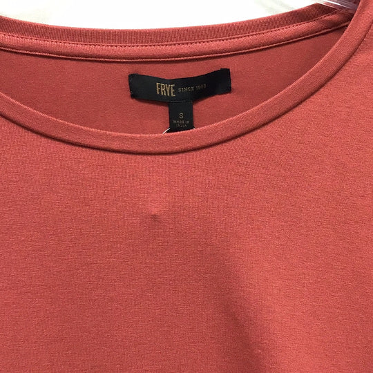FRYE Women Red Long Sleeve Shirt Size Small