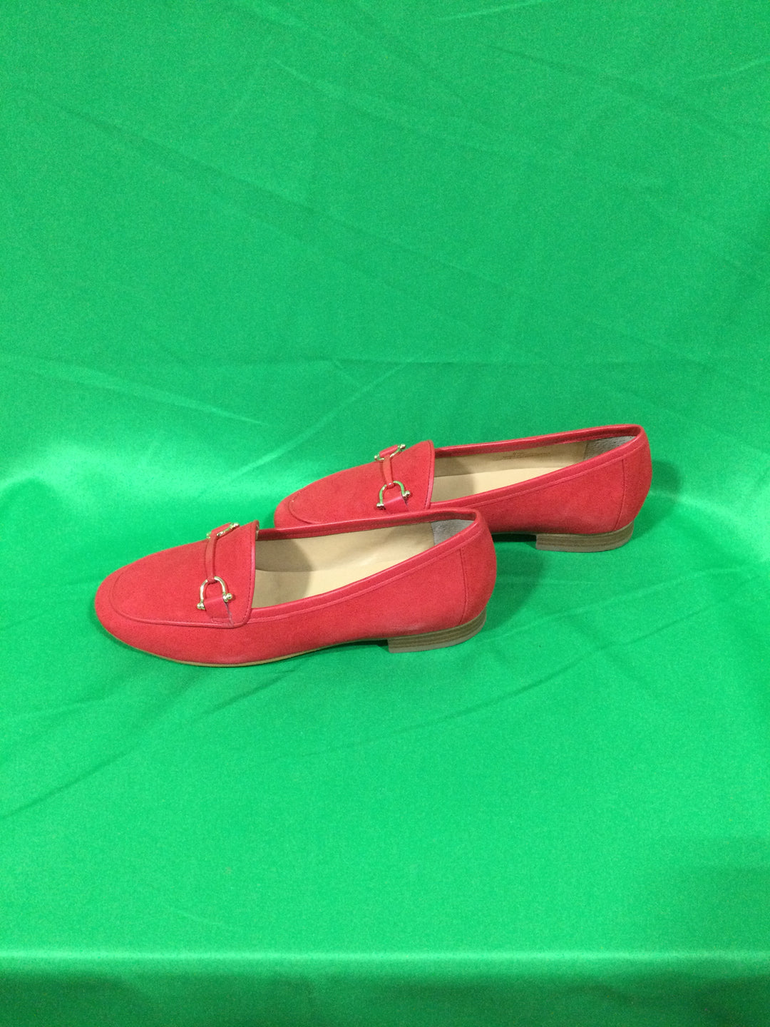 Talbots Women's Size 6 1/2 M Red Loafers