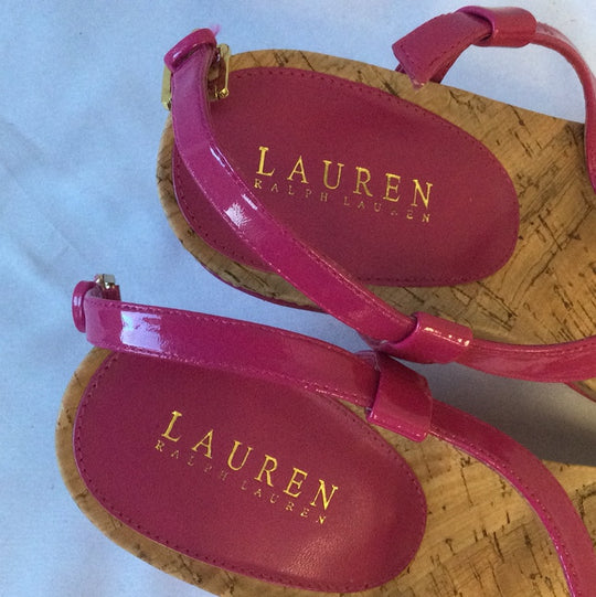 Lauren Ralph Lauren Ladies Pink Sandals 9B - In Box