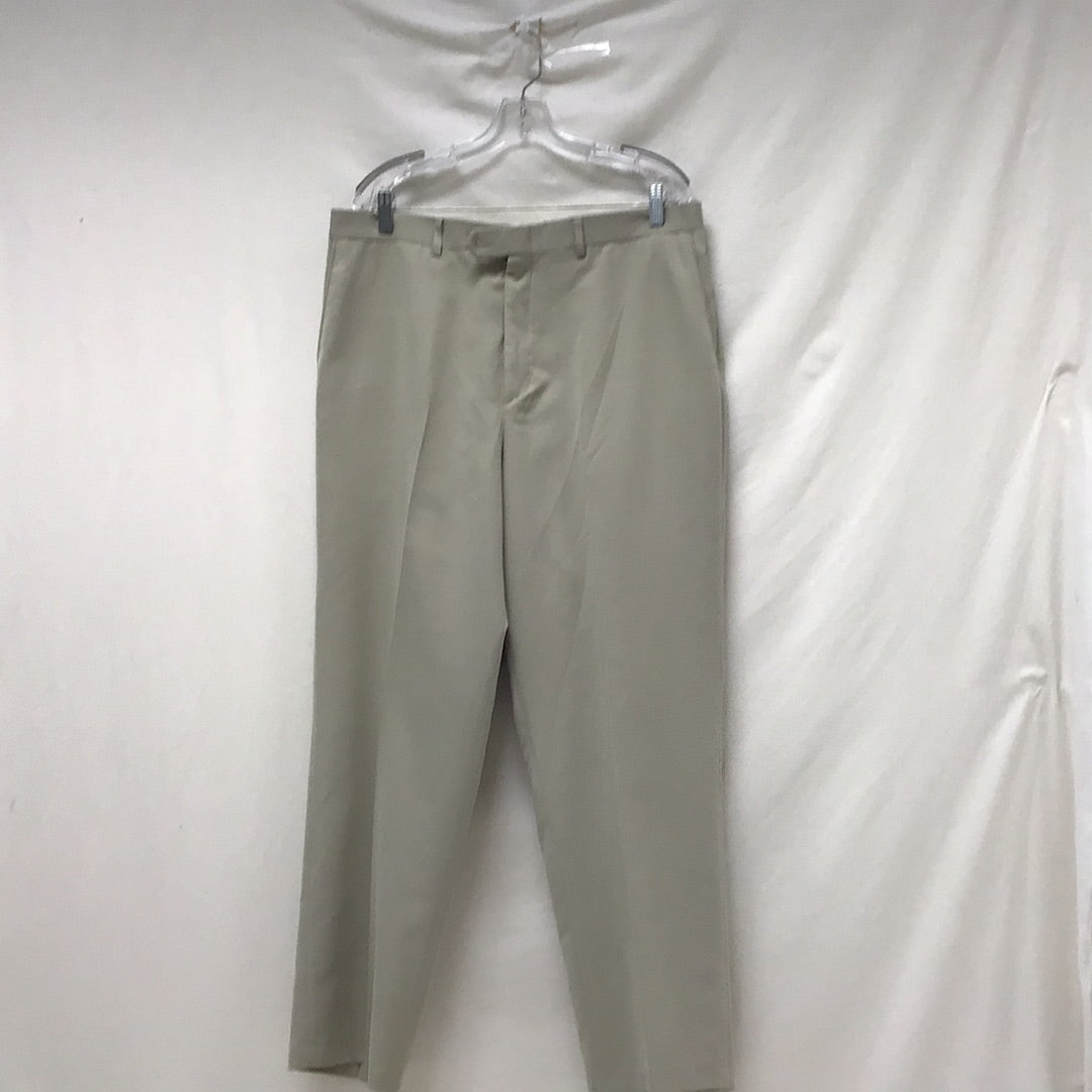 Haggar Iron Free  Gray Men's 38x30 Pants