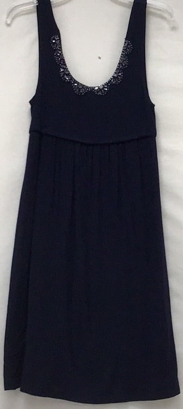 Ann Taylor Loft Women's Blue Sleeveless Dress