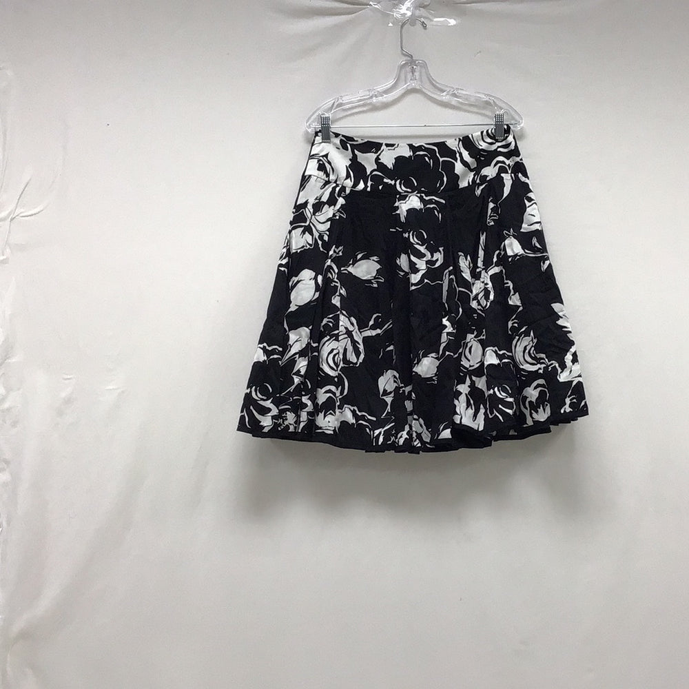 Lauren Ralph Lauren Women Black Floral Skirt Size 6