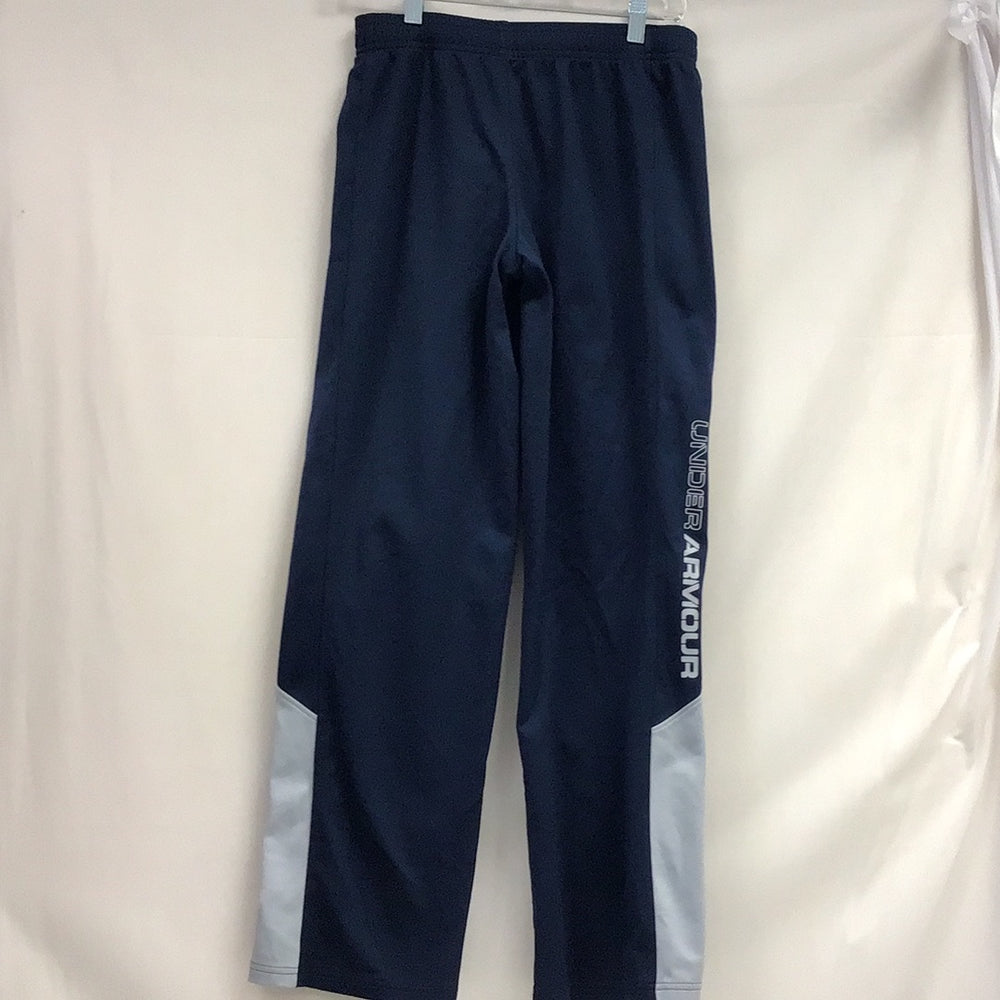 under amour kids sweat pants  dark blue and grey line