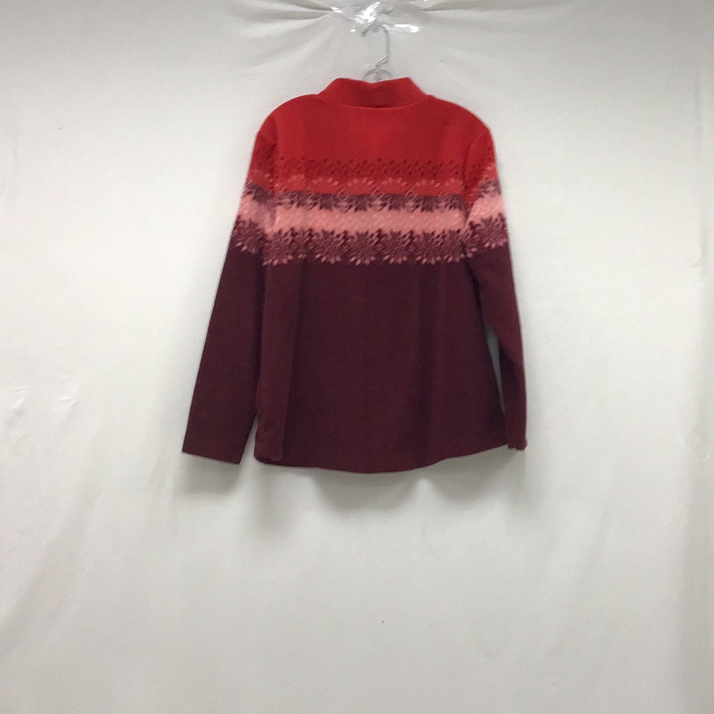 Croft & Barrow Women Red , Pink And Purple Sweater Size Large