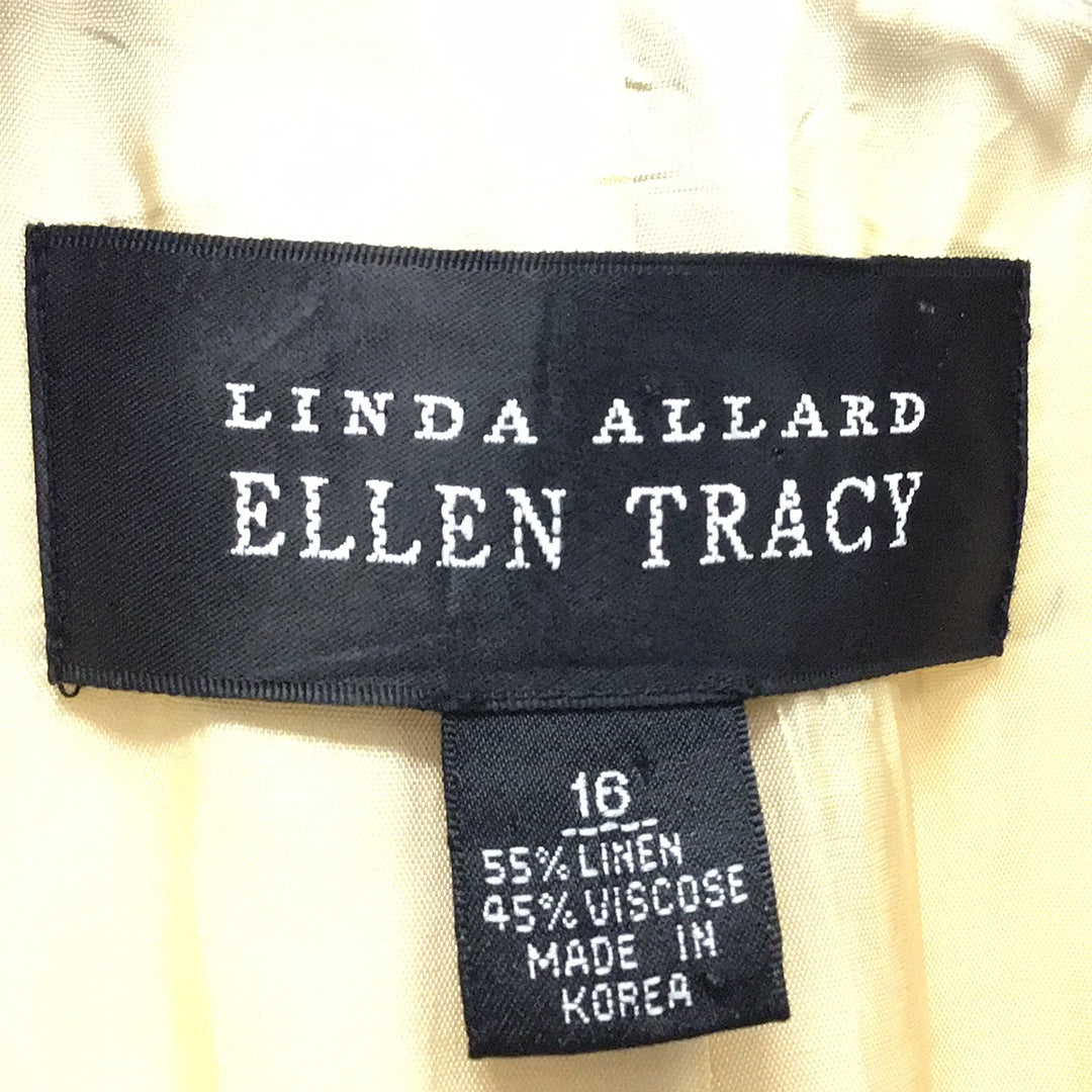 Linda Allard Ellen Tracy Women's Tan Blazer