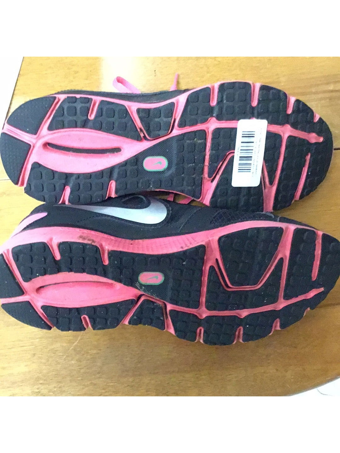 Women s Nike Teal Pink Lace Up Revolution 2 Running Shoes 9.5