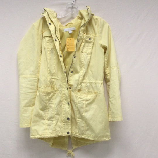 New York & Company Women's Yellow Coat Size Medium