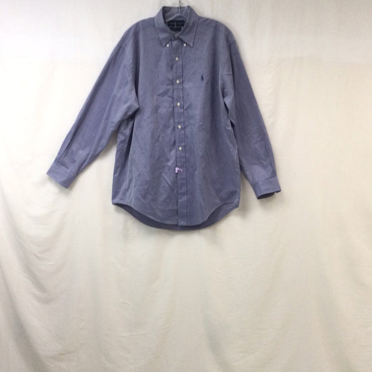 Ralph Lauren Men's Blue Collard Shirt Size 15 1/2