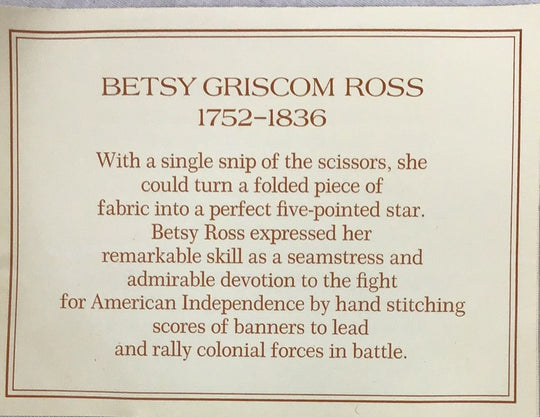 Avon Vintage Betsy Ross Plate
