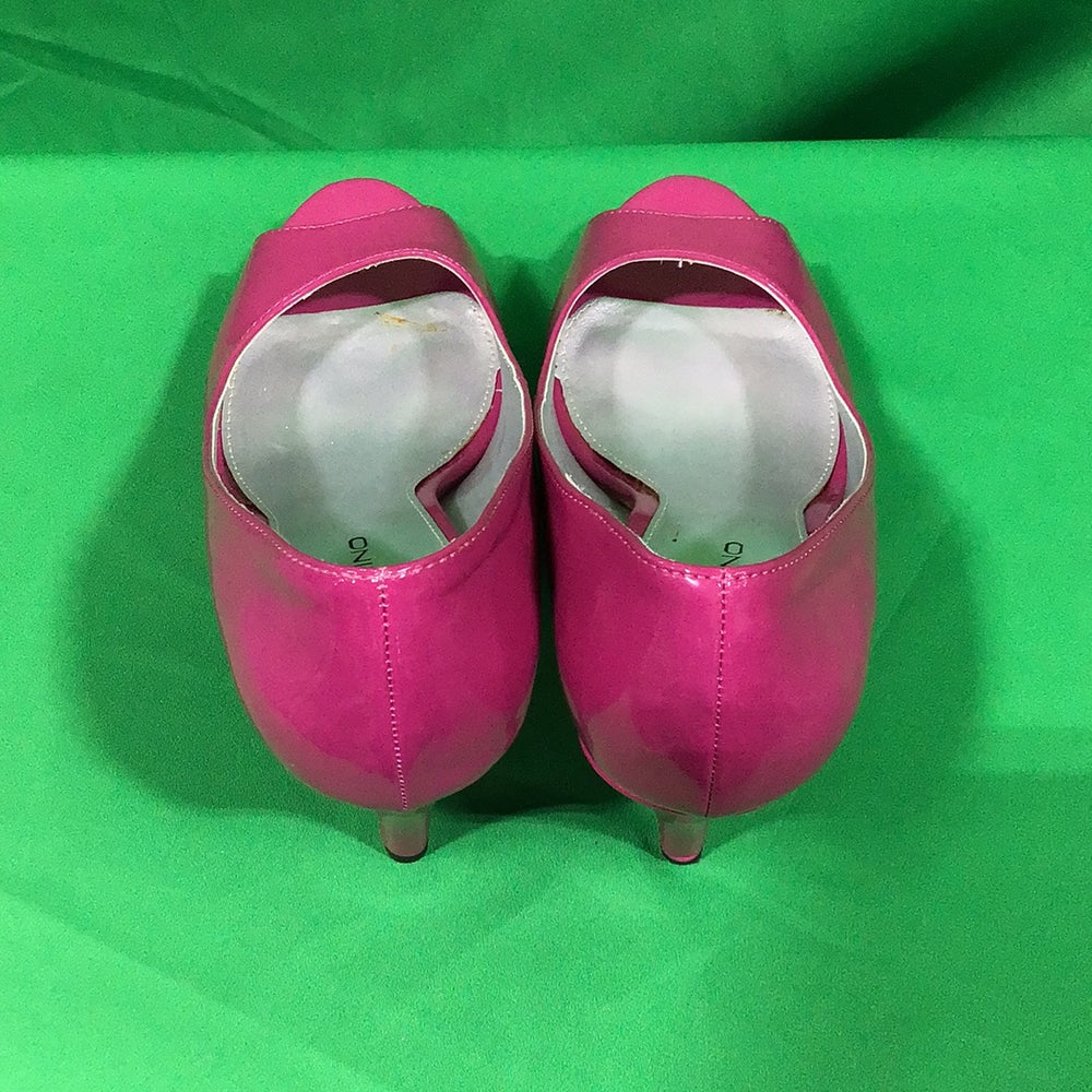 Women's Bandolino Violet Pink Peep Open Toe Pump Heel 9M in Box