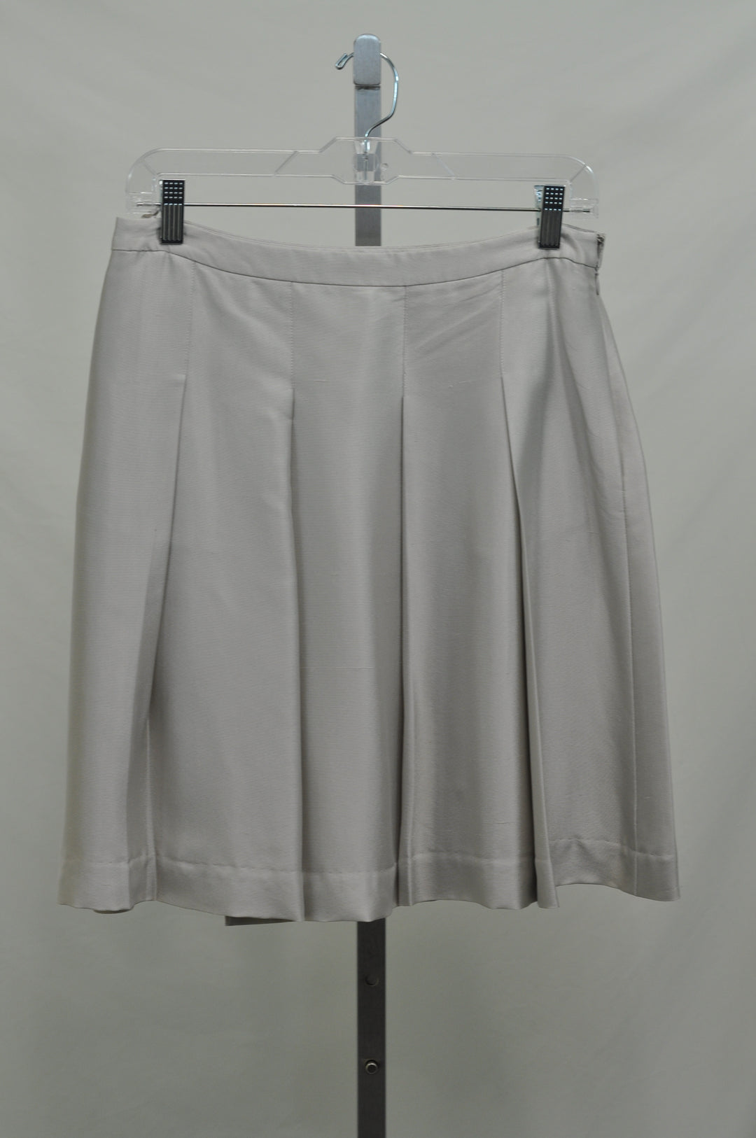 J Crew Grey Silk Skirt - Size 2