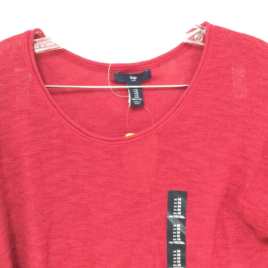 Gap Medium Red Long Sleeve Sweater