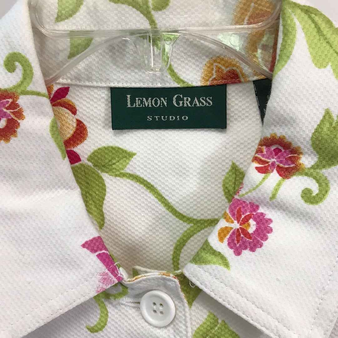 Lemon Grass Studio Floral Jacket-Size: L