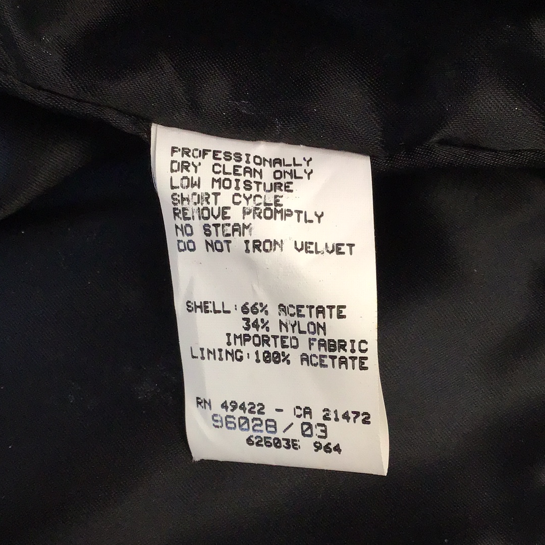 Scott McClintock Separates Ladies Embroidered Velvet Short Jacket- Size L